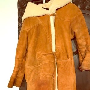 Chestnut Shearling Coat